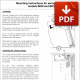 Montageanleitung PVC-Pendeltüren EN
