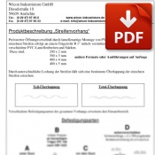 Beschreibung Streifenvorhänge