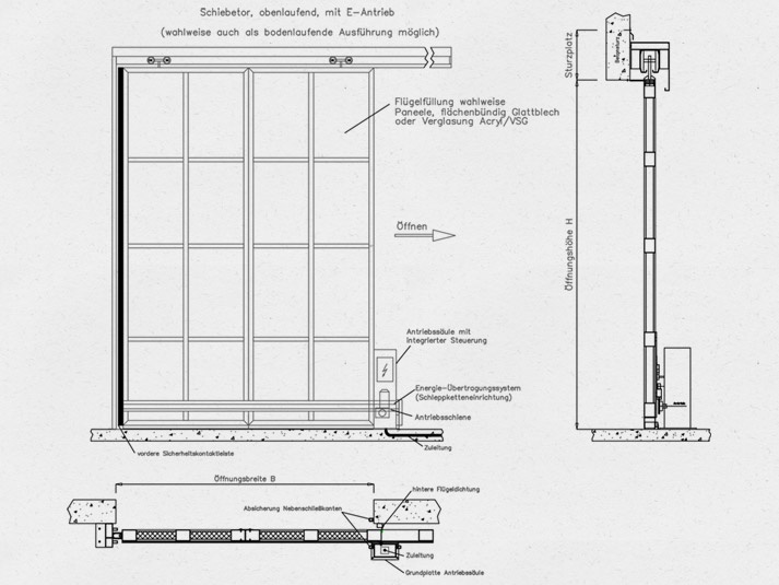 WICON Industrietore - Hallenschiebetore